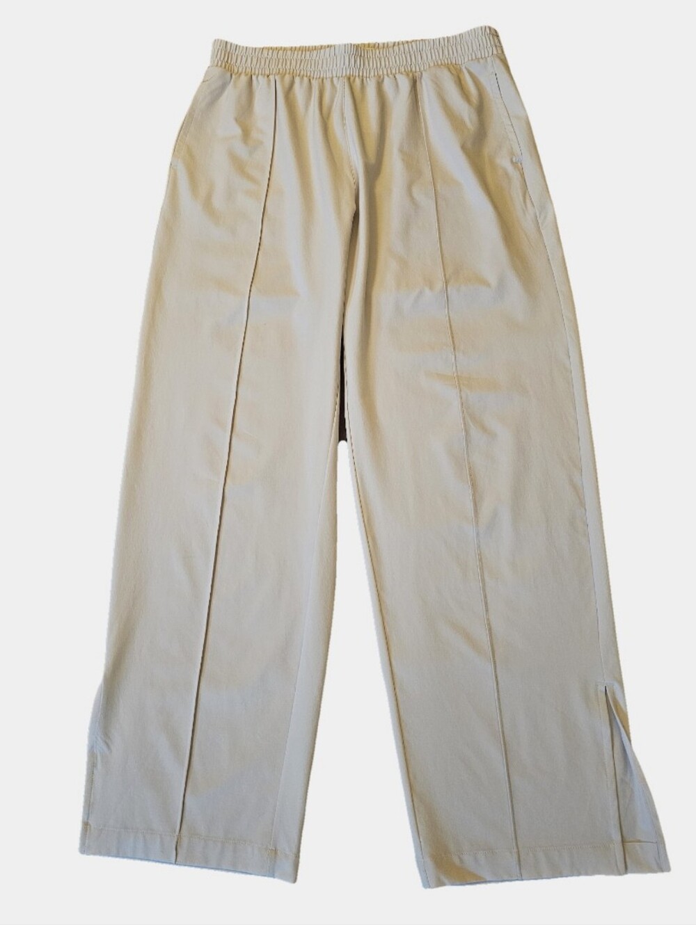Abercrombie & Fitch Sloane Tailored Front Pleat Wide Leg Trousers Size L NWT